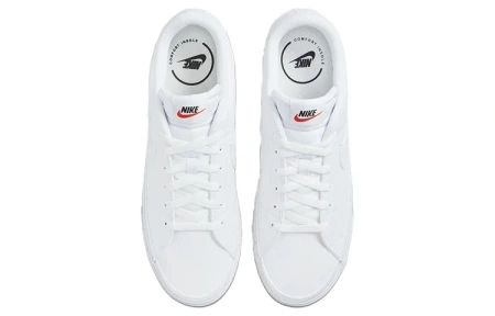 Nike Court Legacy Универсальная низкая обувь для скейтбординга мужская белая из переработанного материала