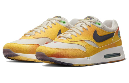 Nike Air Max 1 Golf 'Always Fresh' Низкие кеды для гольфа Унисекс Желтые