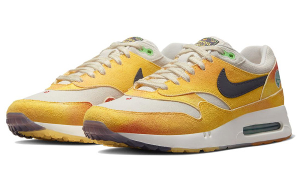 Nike Air Max 1 Golf 'Always Fresh' Низкие кеды для гольфа Унисекс Желтые