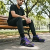 Nike Witness 8 LeBron MID Баскетбольные кроссовки Мужские Черные Фиолетовые