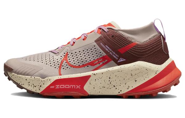 Nike ZoomX Zegama Trail Low Top Trail Беговые кроссовки Мужские Тауповые