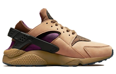 Nike Air Huarache Коровья кожа текстиль Амортизация Противоскользящий Устойчивый к истиранию Поддержка Низкий верх