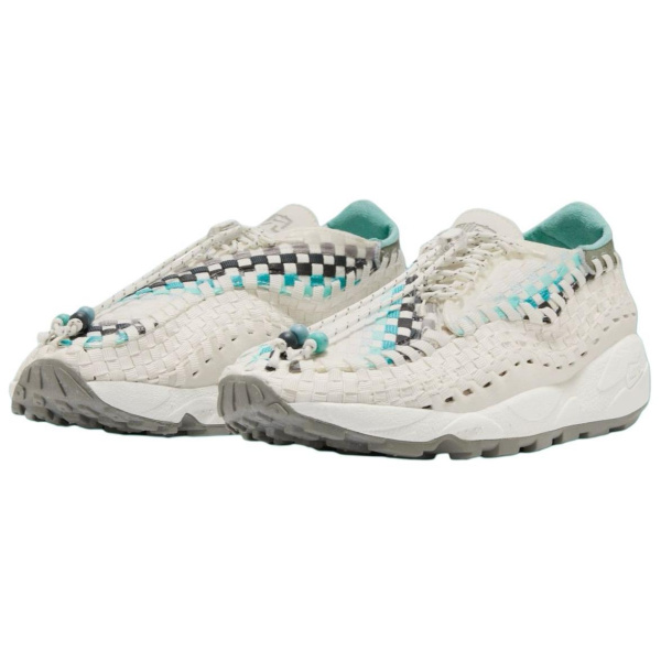 Nike Air Footscape противоскользящая устойчивая к истиранию низкий верх повседневная обувь для женщин белый зеленый