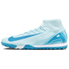 Nike Mercurial Superfly 10 TF Шипы Искусственный Шипы Устойчивость к Износу Покрытие Футбольные бутсы Мужские Синие