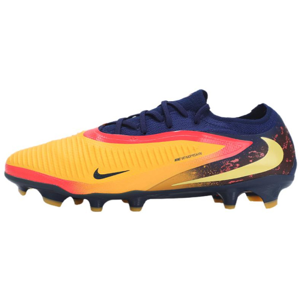 Nike Phantom 6 Противоскользящие устойчивые к истиранию футбольные бутсы унисекс желтые