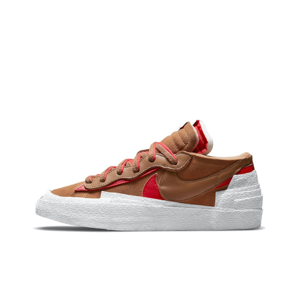 Sacai X Nike Blazer 'British Brown' Синтетическая кожа искусственная кожа удобный