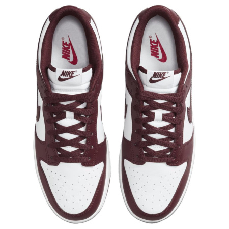 Nike Dunk Кожа Замша Низкие Кроссовки для Скейтбординга Унисекс Умбра