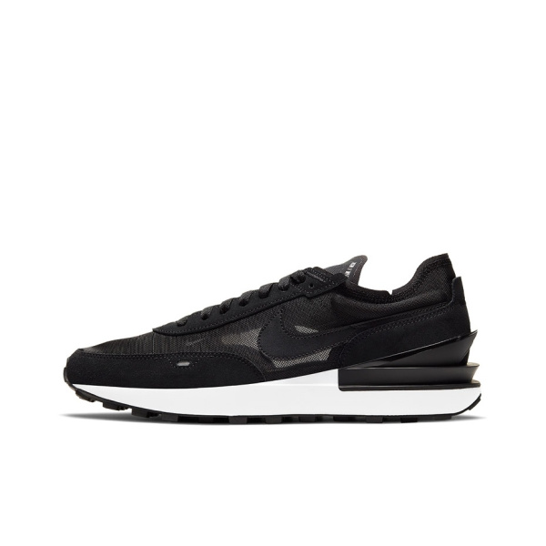 Nike Waffle One 'Sleek Черный' Спортивная Низкая Повседневная Обувь Мужская Черная