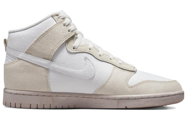 Nike Dunk High EMB Соль Озеро Городской Удобный Высокие Кроссовки для скейтбординга Мужские Белые