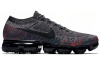 Nike VaporMax Flyknit Low Повседневные беговые кроссовки для женщин черные и красные