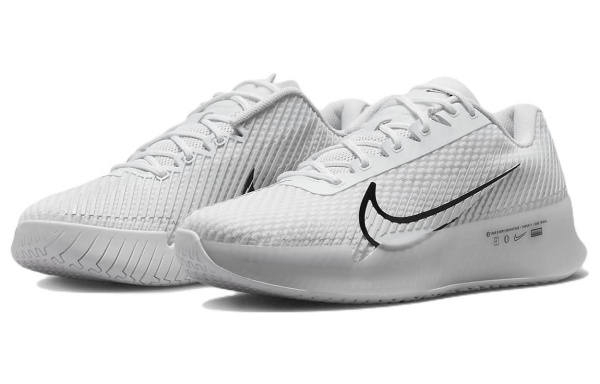 Nike Air ZOOM VAPOR 11 Универсальный Дышащий Поддерживающий Низкий Топ Твердый Корт Теннисная Обувь Мужская Белая