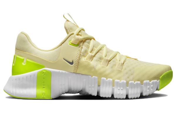 Nike Free Metcon 5 Low Топ Кроссовки для тренировок Женские Желтый Зеленый