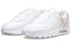 Nike Air Max 90 Low Топ Повседневные беговые кроссовки Женские Белые