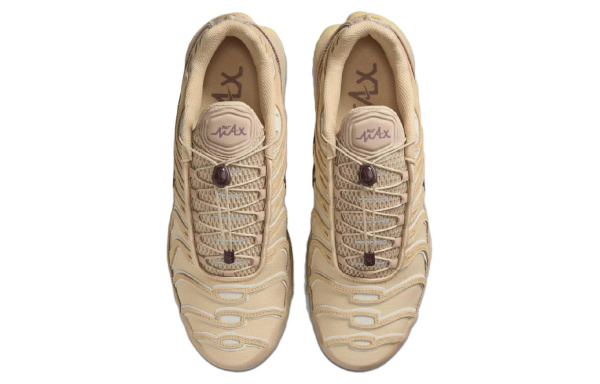 Nike Air Max Plus Устойчивая к истиранию Низкая Повседневная Обувь Мужская Желтая Черная