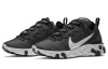 Nike React Element 55 Ткань Устойчивая к истиранию Низкий Топ ТРЕНИРОВОЧНАЯ БЕЖЕВАЯ БЕЛАЯ Обувь Женская