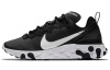 Nike React Element 55 Ткань Устойчивая к истиранию Низкий Топ ТРЕНИРОВОЧНАЯ БЕЖЕВАЯ БЕЛАЯ Обувь Женская
