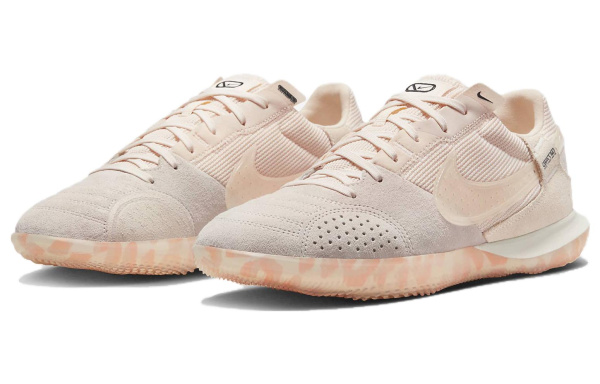 Nike Streetgato TF Шипы Искусственные Шипы Футбольные бутсы Мужские Черные Розовые