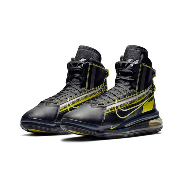 Nike Air Max 720 Saturn AS High Топ Спортивная Повседневная Обувь Унисекс Черный Золото 2019 All Star