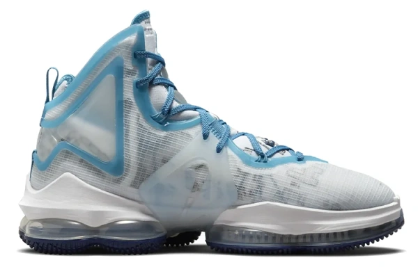 Nike Lebron 19 High Топ Баскетбольные кроссовки для игры Унисекс Серебристо-серый Азиатская версия