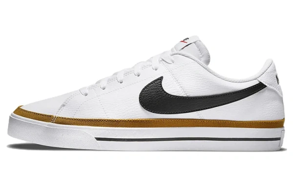 Nike Court Legacy Кожа Удобные Противоскользящие Устойчивые к Износу Легкие Низкие Кроссовки для Скейтбординга Мужские