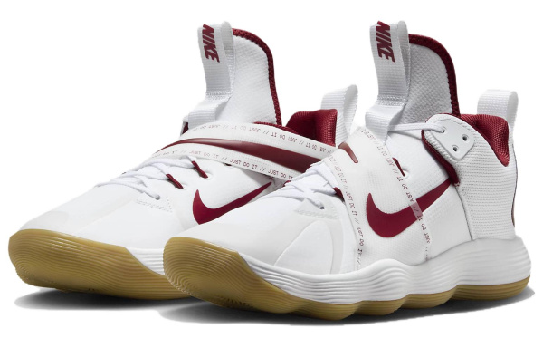 Nike React HyperSet LE противоскользящие устойчивые к истиранию низкие баскетбольные кроссовки унисекс белые
