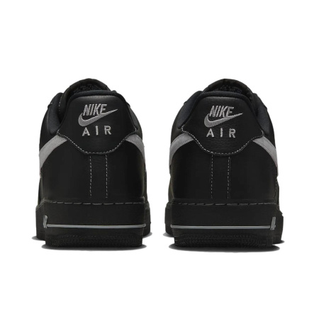 Nike Air Force 1 Low Топ Скейтборд Кроссовки Унисекс Черные
