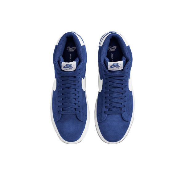 Nike SB Blazer SB Кожа Покрытие Противоскользящие Устойчивые к Износу Легкий Верх Кроссовки для Скейтбординга Унисекс