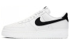 Nike Air Force 1 'Белый и Черный' Кожа Противоскользящие Низкие Кроссовки для скейтбординга Мужские Белый Черный