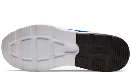 Nike Air Max MOTION Модный Сетка Текстиль Низкие Кроссовки для Марафона Беговые Мужские Синие Белые