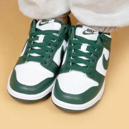 Nike Dunk Varsity Varsity Green Низкие Детские Скейтбординговые Кроссовки Белый Зеленый Унисекс