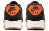 Nike Air Max 90 Low Топ Амортизирующие Повседневные Беговые Кроссовки Мужские Черно-Белые Оранжевые