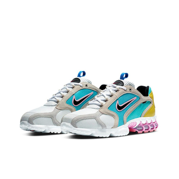 Nike Air Zoom Spiridon Cage 2 Амортизация Противоскользящий Низкий Топ Повседневная Обувь Унисекс Серый Синий Розовый