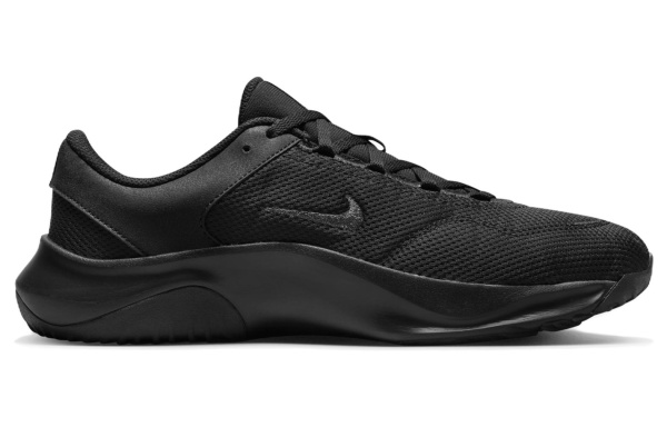 Nike Legend Essential 3 Амортизация Дышащие Низкие Кроссовки для Тренировок Мужские Черные