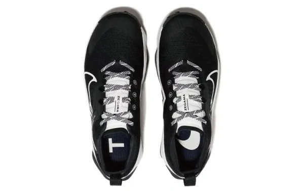 Nike ZoomX Zegama Trail Low Top Trail Беговые кроссовки Мужские Черно-белые