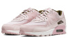 Nike Air Max 90 Легкий Низкий Топ Амортизирующие Беговые Кроссовки Женские Вишневый Цветок Розовый