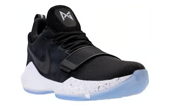 Nike PG 1 BLACK TIE Нескользящие Легкие Низкие Баскетбольные Кроссовки для Игры Мужские Черные Международная Версия
