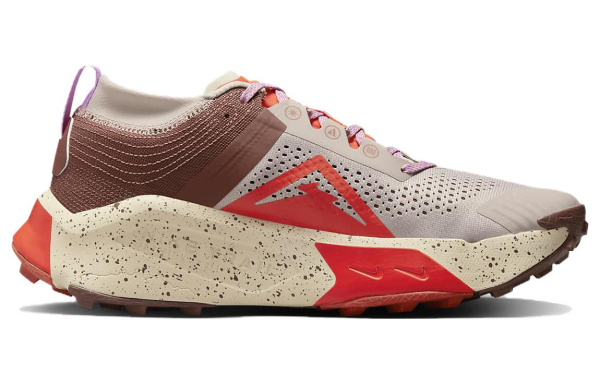 Nike ZoomX Zegama Trail Low Top Trail Беговые кроссовки Мужские Тауповые