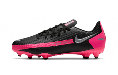 Nike Phantom GT ACADEMY MG GS Low Детские футбольные бутсы Черные Розовые