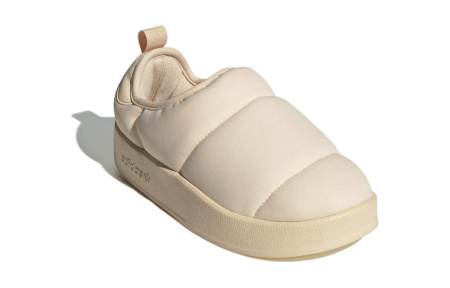 Adidas Puffylette J Устойчивая к истиранию Низкая Повседневная Обувь Кремовый Абрикос Унисекс