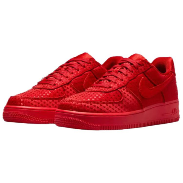 Nike Air Force 1 Low Топ Скейтборд Кроссовки Женские Красные