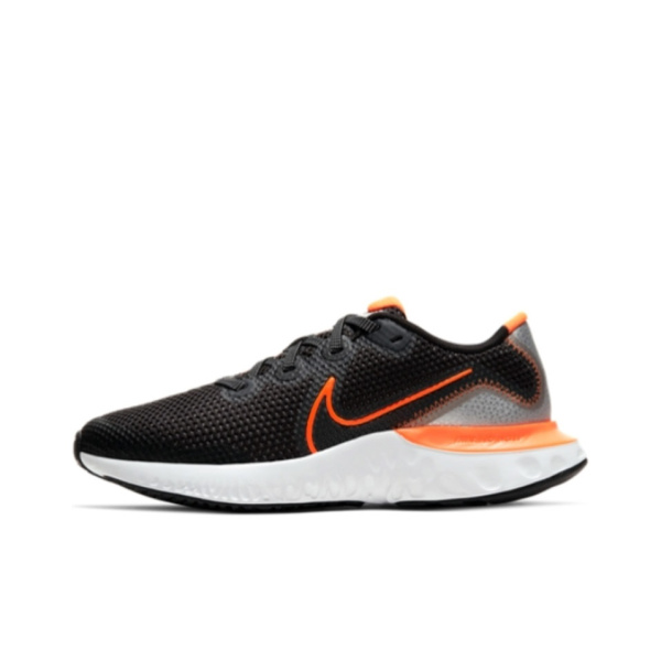 Nike Renew Run Non Slip Легкий Низкий Топ Повседневные Беговые кроссовки Женские Черный Оранжевый
