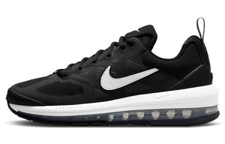 Nike Air Max Genome Винтаж Текстиль Синтетическая Кожа Низкие Повседневные Беговые Кроссовки Мужские Черно-Белые