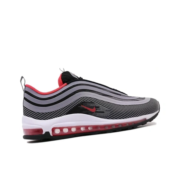 Nike Air Max 97 Low Топ Марафон Беговые кроссовки Мужские Красные Серые