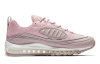 Nike Air Max 98 Винтаж Кожа Низкие Кроссовки с воздушной подушкой для бега Повседневные Мужские Вишневый цветок Розовый