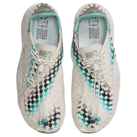 Nike Air Footscape противоскользящая устойчивая к истиранию низкий верх повседневная обувь для женщин белый зеленый