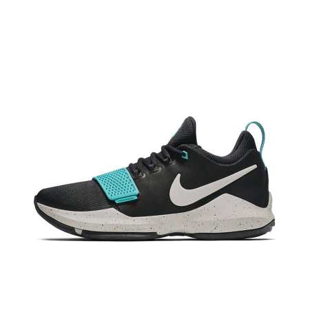 Nike PG 1 Амортизация Противоскользящие Низкие Баскетбольные Кроссовки Мужские Черные