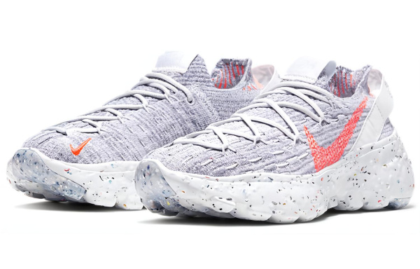 Nike Space Hippie 04 Ткань Удобная Круглый Палец Амортизация Противоскользящий Низкий Топ Повседневная Обувь Женская
