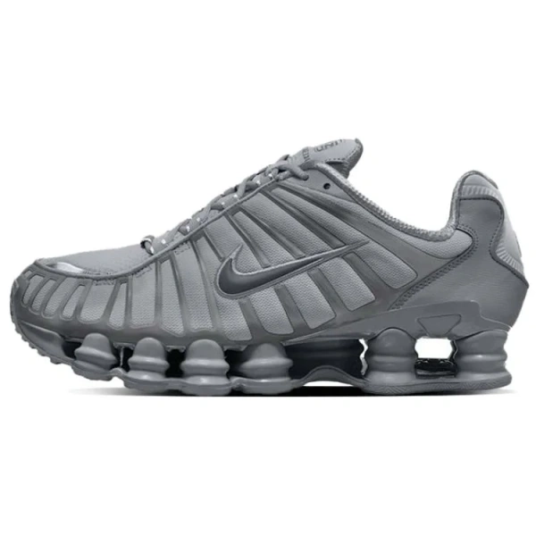 Nike Shox TL Series Текстиль Синтетическая кожа Мода Поддержка Повседневная обувь Унисекс Серый