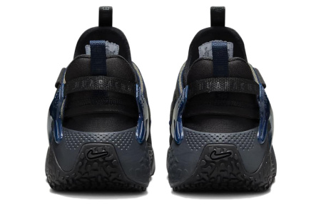 Nike Air Huarache Low Топ Повседневные Беговые Кроссовки Женские Черные Синие