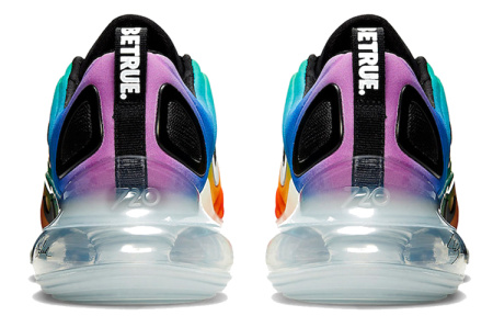 Nike Air MAX 720 Betrue Ткань Радужный Легкий Низкий Топ Повседневная Обувь Унисекс